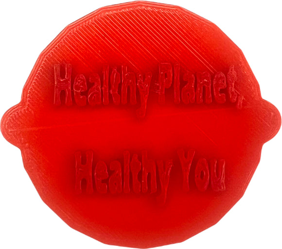 Healthy Planet, Healthy You | Custom Biscuit Embosser Fondant Stamp