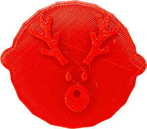 Reindeer Cake and Biscuit Embosser Stamp