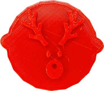 Reindeer Cake and Biscuit Embosser Stamp