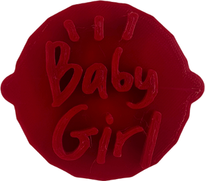 Baby Girl Cake and Biscuit Embosser Stamp for Baby Shower