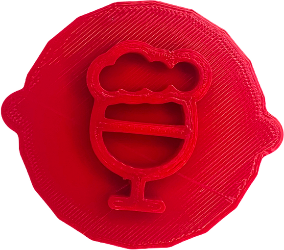 Beer Glass Cake and Biscuit Embosser Stamp for Bachelor Party
