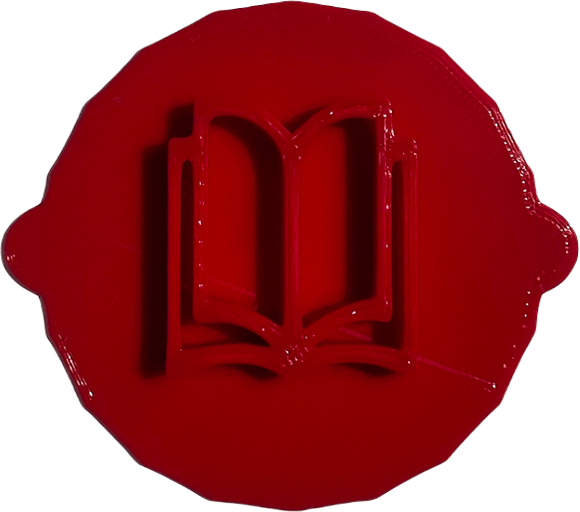 Book Back to School Cake and Biscuit Embosser Stamp