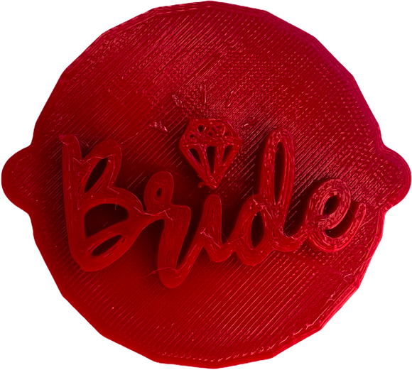 Bride Diamond Bachelorette/Bridal Shower Cake Stamp
