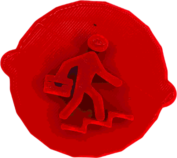Climbing the Ladder Job Promotion Cake and Biscuit Embosser Stamp