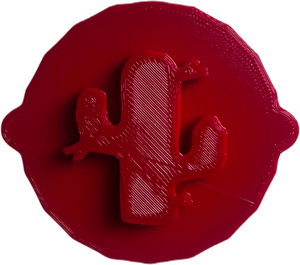 Festive Cactus Cinco de Mayo Cake and Biscuit Embosser Stamp