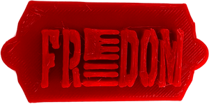 Freedom Independence Day Cake and Biscuit Embosser Stamp
