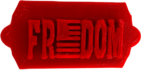 Freedom Independence Day Cake and Biscuit Embosser Stamp