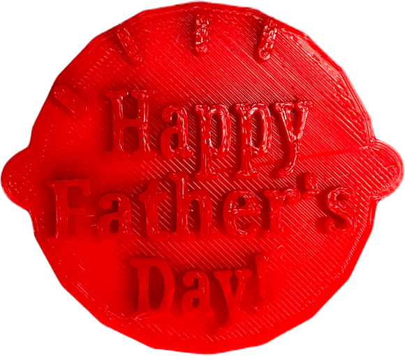Happy Father's Day Cake and Biscuit Embosser Stamp
