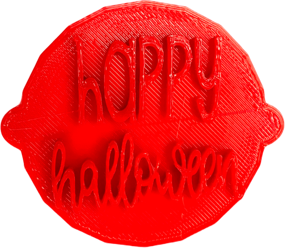 Happy Halloween Cake and Biscuit Embosser Stamp
