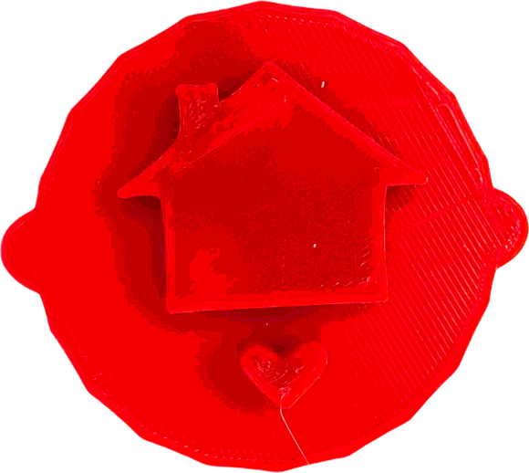 Home and Heart New Home Cake and Biscuit Embosser Stamp