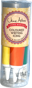 Coloured Writing Icing - Green, Orange, Yellow | Neatly Pipes and Dries