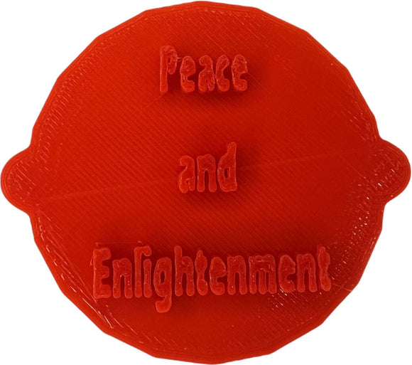 Peace and Enlightenment Cake and Biscuit Embosser Stamp