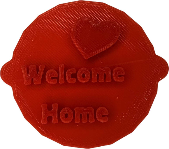 Welcome Home Cake and Biscuit Embosser Stamp
