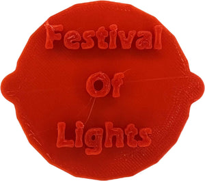 Festival of Lights Cake and Biscuit Embosser Stamp
