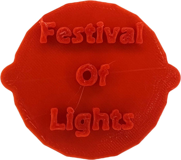 Festival of Lights Cake and Biscuit Embosser Stamp