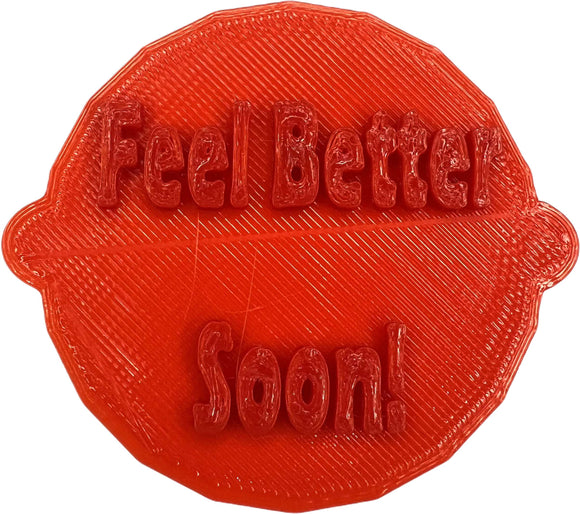 Feel Better Soon Cake and Biscuit Embosser Stamp