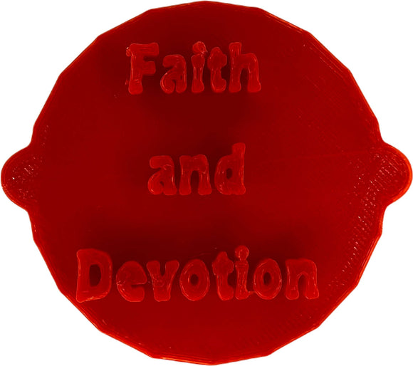 Faith and Devotion Cake and Biscuit Embosser Stamp