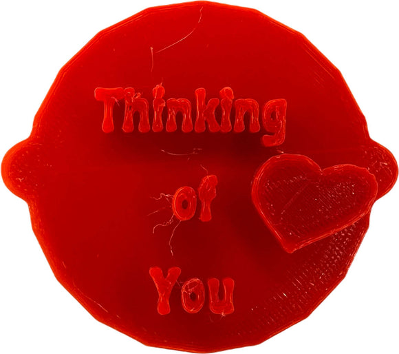 Thinking of You Cake and Biscuit Embosser Stamp