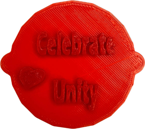 Celebrate Unity Kwanzaa Celebration Cake and Biscuit Embosser Stamp