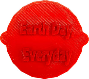 Earth Day Everyday Cake and Biscuit Embosser Stamp