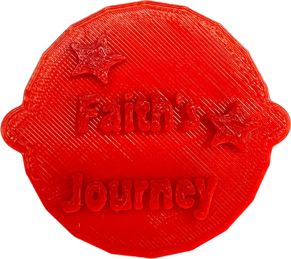 Faith's Journey Cake and Biscuit Embosser Stamp