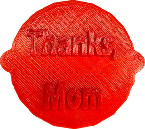 Thanks, Mum Mother's Day Cake and Biscuit Embosser Stamp