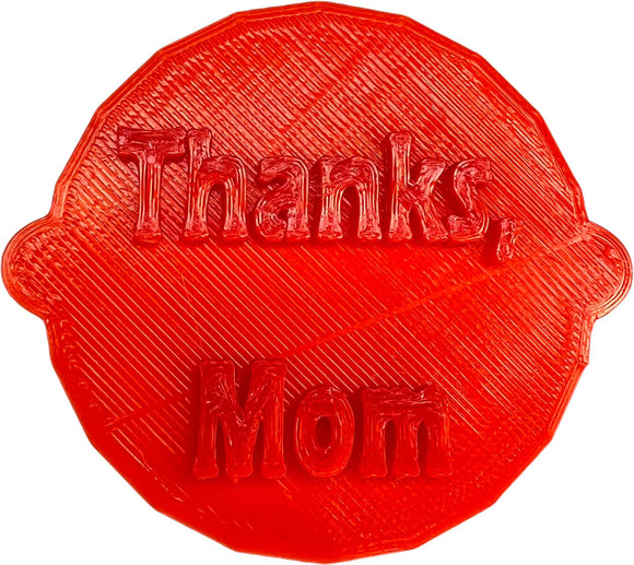 Thanks, Mum Mother's Day Cake and Biscuit Embosser Stamp