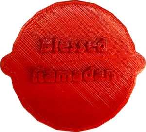 Blessed Ramadan Cookie Embosser Stamp