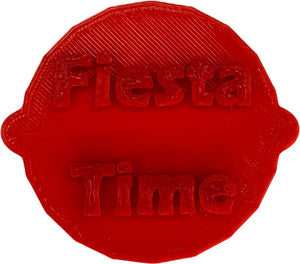 Fiesta Time Cinco de Mayo Cake and Biscuit Embosser Stamp