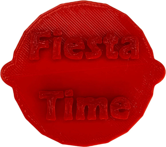 Fiesta Time Cinco de Mayo Cake and Biscuit Embosser Stamp