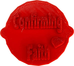 Celebrating Faith Cake and Biscuit Embosser Stamp