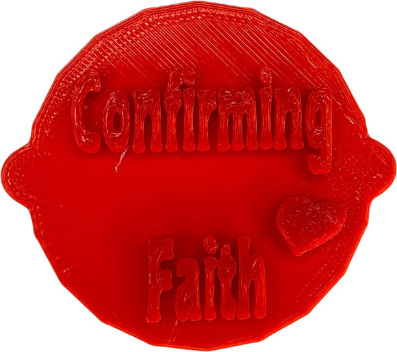 Celebrating Faith Cake and Biscuit Embosser Stamp