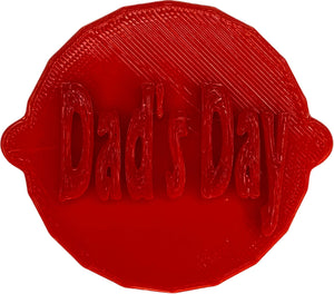 Dad's Day Cake and Biscuit Embosser Stamp