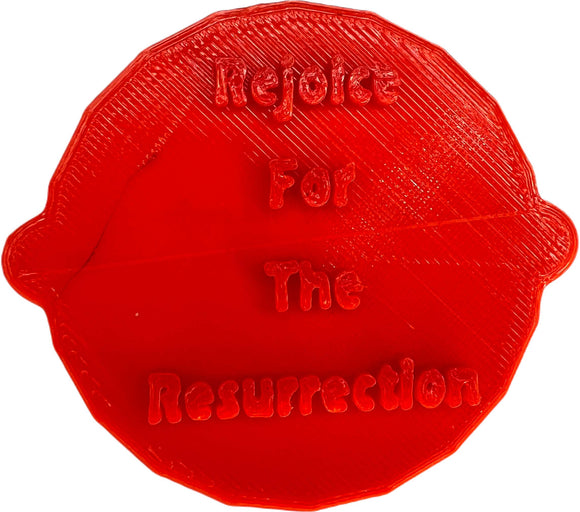 Rejoice for the Resurrection Cake and Biscuit Embosser Stamp