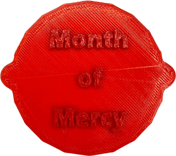 Month of Mercy Cake and Biscuit Embosser Stamp