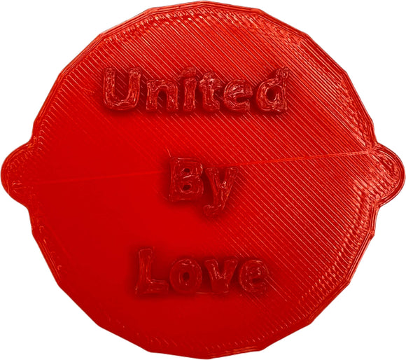 United By Love Cake and Biscuit Embosser Stamp