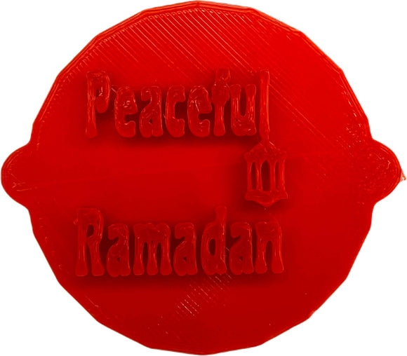 Peaceful Ramadan Cake and Cookie Embosser Stamp