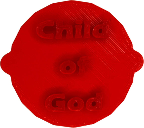 Child of God Cake and Biscuit Embosser Stamp