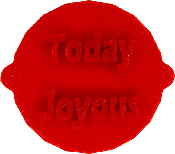 Today Joyous Cake and Biscuit Embosser Stamp