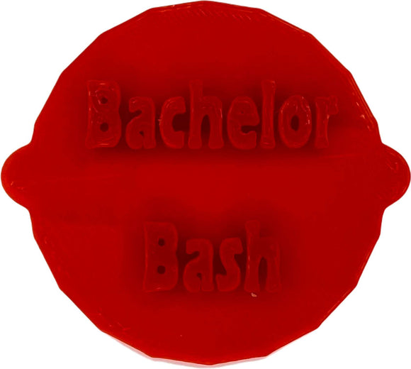 Bachelor Bash Cake and Biscuit Embosser Stamp for Bachelor Party