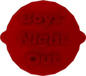 Boys Night Out Cake and Biscuit Embosser Stamp for Bachelor Party
