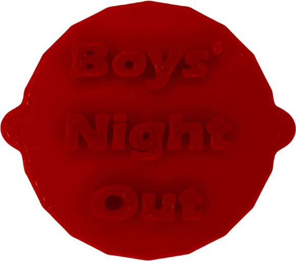 Boys Night Out Cake and Biscuit Embosser Stamp for Bachelor Party