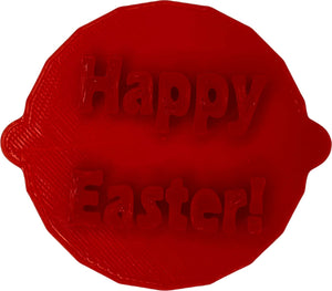 Happy Easter Plain Cake and Biscuit Embosser Stamp