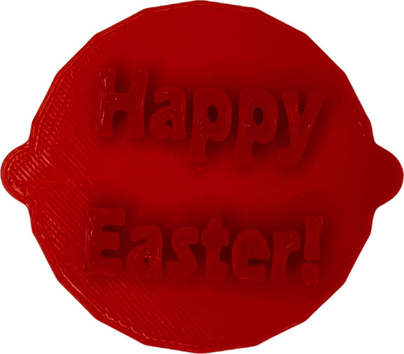 Happy Easter Plain Cake and Biscuit Embosser Stamp