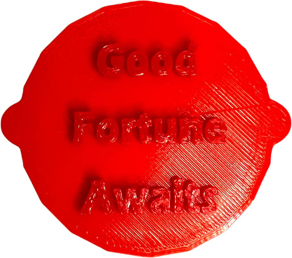 Good Fortune Awaits Cake and Biscuit Embosser Stamp
