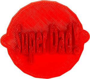 Super Dad Cake and Biscuit Embosser Stamp for Father's Day