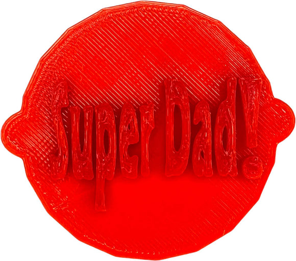 Super Dad Cake and Biscuit Embosser Stamp for Father's Day