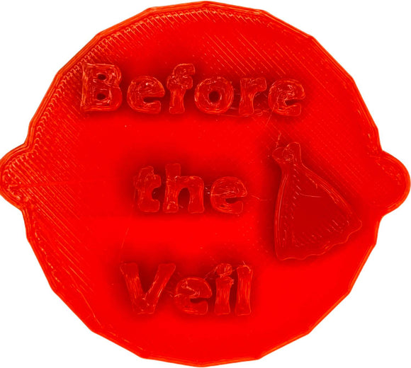 Before the Veil Bachelorette/Bridal Shower Cake Stamp