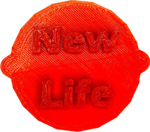 New Life Cake and Biscuit Embosser Stamp