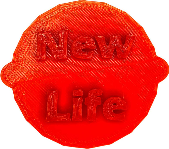 New Life Cake and Biscuit Embosser Stamp